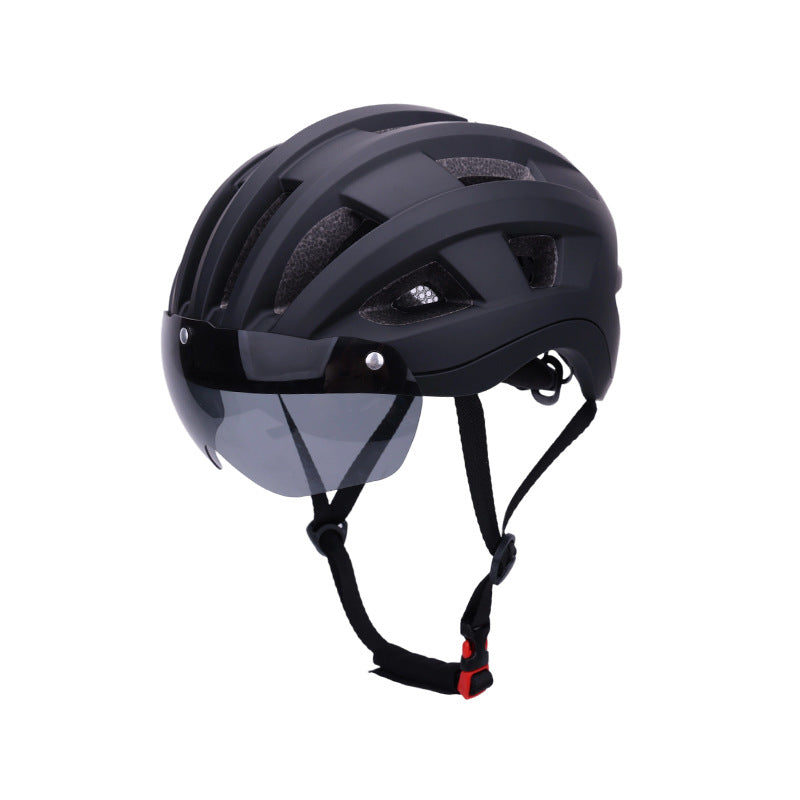 WoAerodynamic Bicycle Helmet with Integrated Visor Kalsten