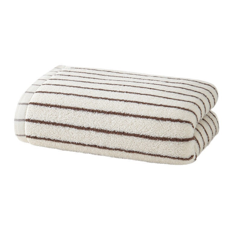 Women's Cotton Bath Towel with Striped Pattern Kalsten