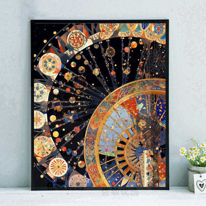 Artistic Astronomical Themed Canvas Print Kalsten