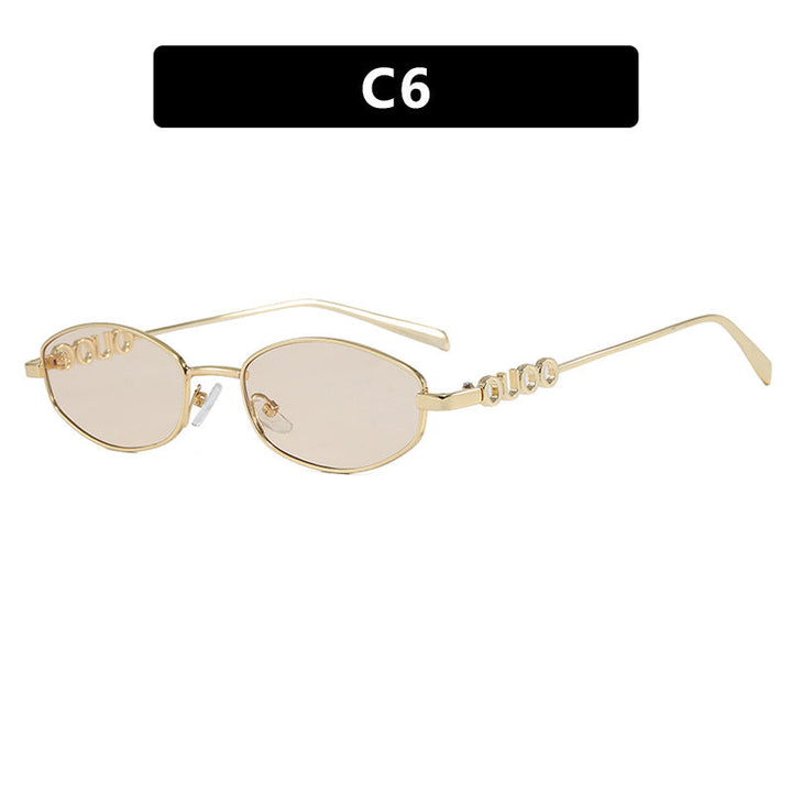 Women’s fashionable sunglasses with elegant stainless steel frame and UV protection Kalsten