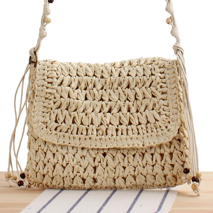 Handbag made of high-quality woven natural material Kalsten