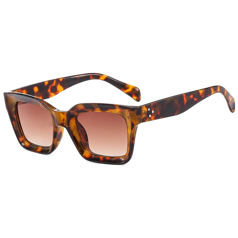 Women's fashionable square sunglasses with narrow frame Kalsten