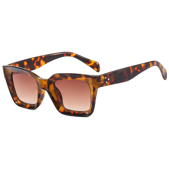 Women's fashionable square sunglasses with narrow frame Kalsten