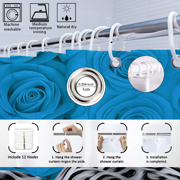 Artistic Floral Theme Bathroom Décor Set Kalsten