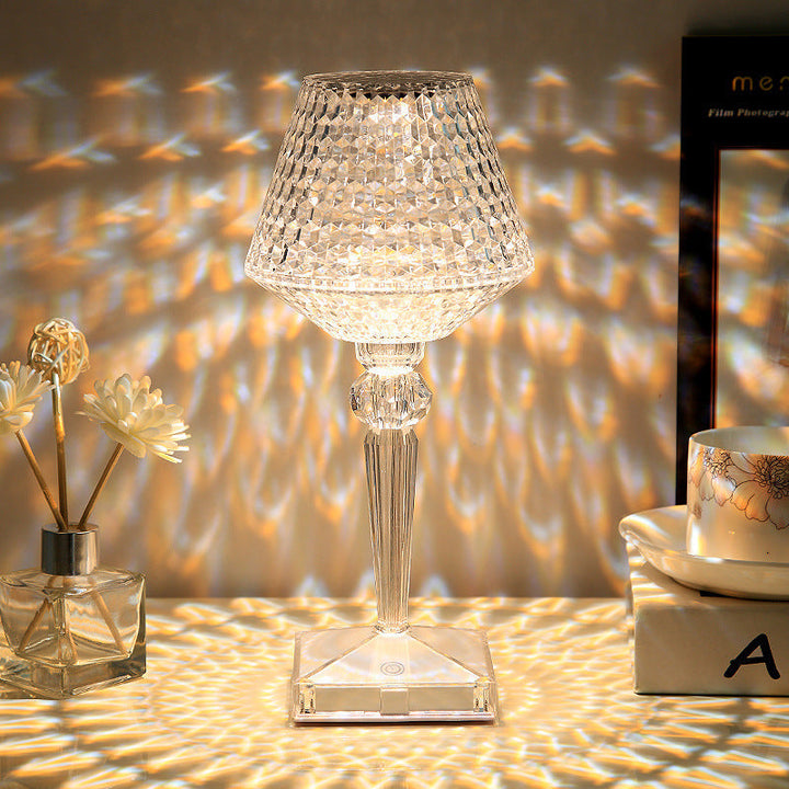 Liesbeth Crystal Lamp – Luxury Table Lamp with USB Charging Function Kalsten