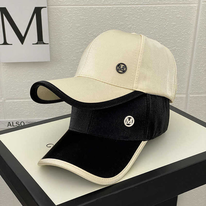 Women's Shiny Satin Baseball Cap Kalsten