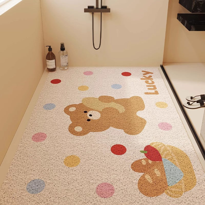 Playful Animal Themed Memory Foam Mat Kalsten