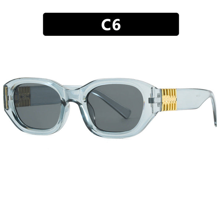 Women's fashionable sunglasses with unique, geometric design and elegant accents Kalsten
