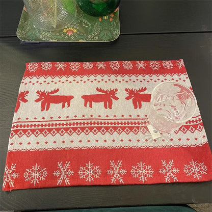 Festive Holiday Tapestry Table Runner