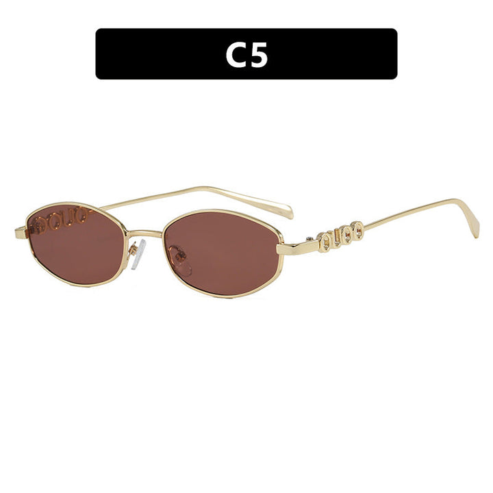 Women’s fashionable sunglasses with elegant stainless steel frame and UV protection Kalsten