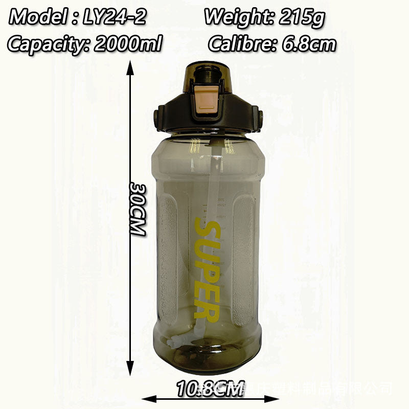 Women's practical water bottle with large capacity and leak-proof lid Kalsten