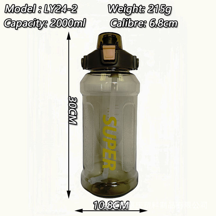 Women's practical water bottle with large capacity and leak-proof lid Kalsten