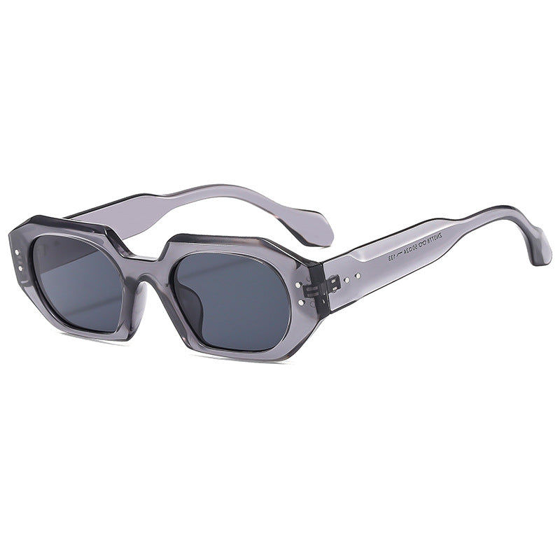 Women's Polished Sunglasses in Modern Octagon Design Kalsten