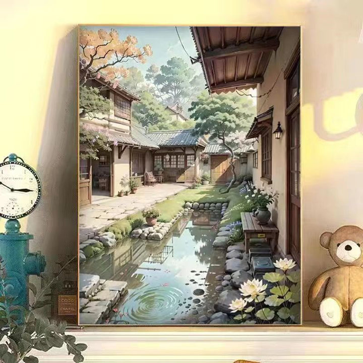 Serenity-Inspired Garden Scene Wall Art Kalsten