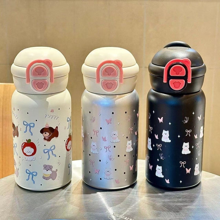 Women’s creative drinking bottle with safe closure mechanisms Kalsten