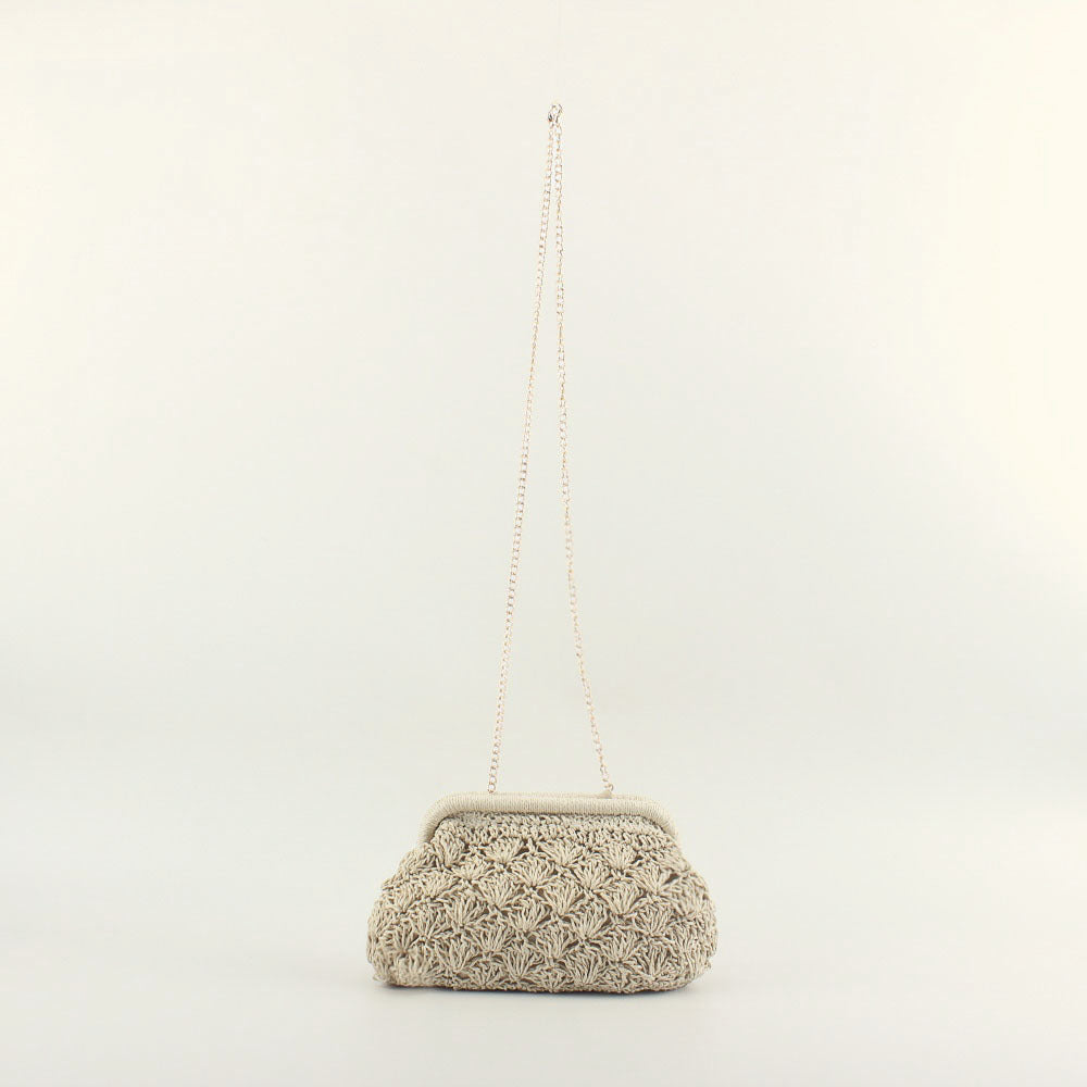 Clutch bag in elegant crochet style Kalsten