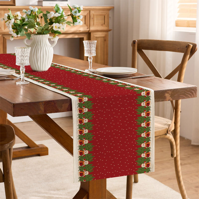Festive Holiday-Themed Table Runner