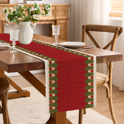 Festive Holiday-Themed Table Runner