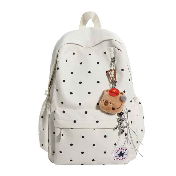 Polka Dot Embellished Backpack Kalsten