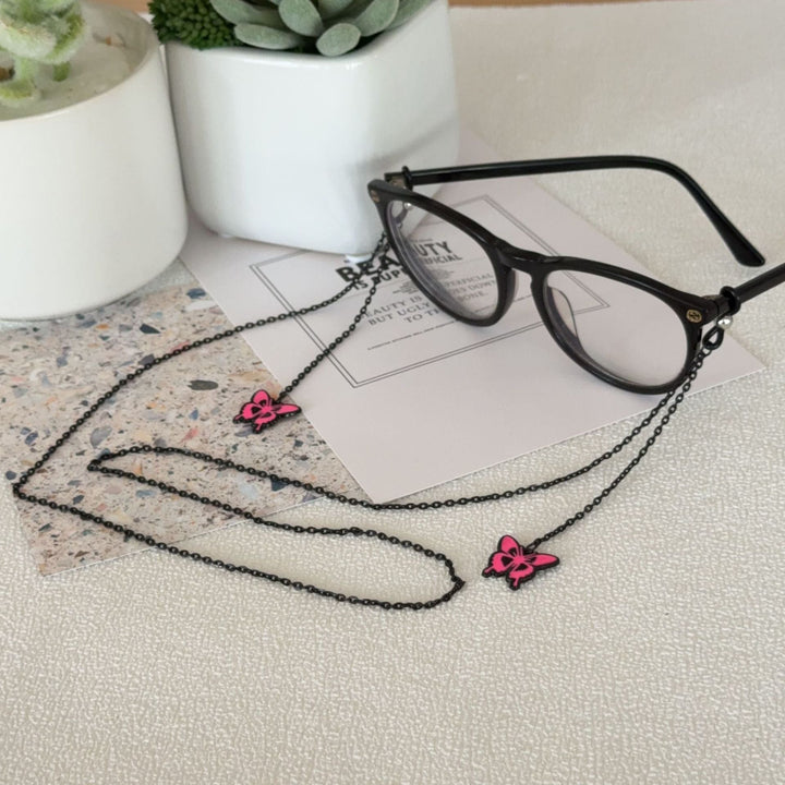 Butterfly-Themed Eyewear Chain Holder Kalsten