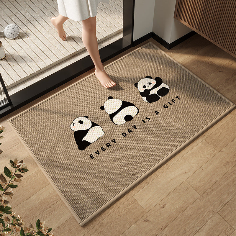 Elegant Modern Bathroom Mat Kalsten