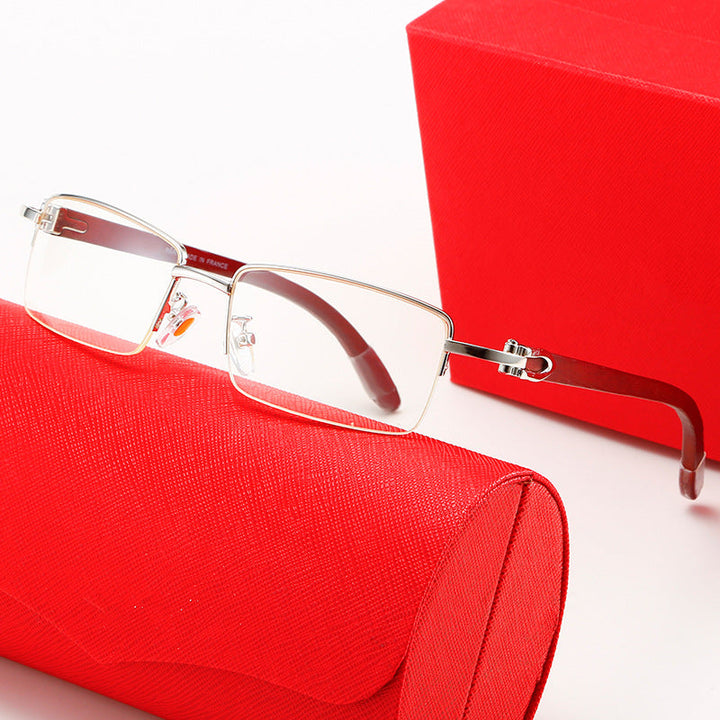 Ladies modern square sunglasses with luxurious metal frame Kalsten