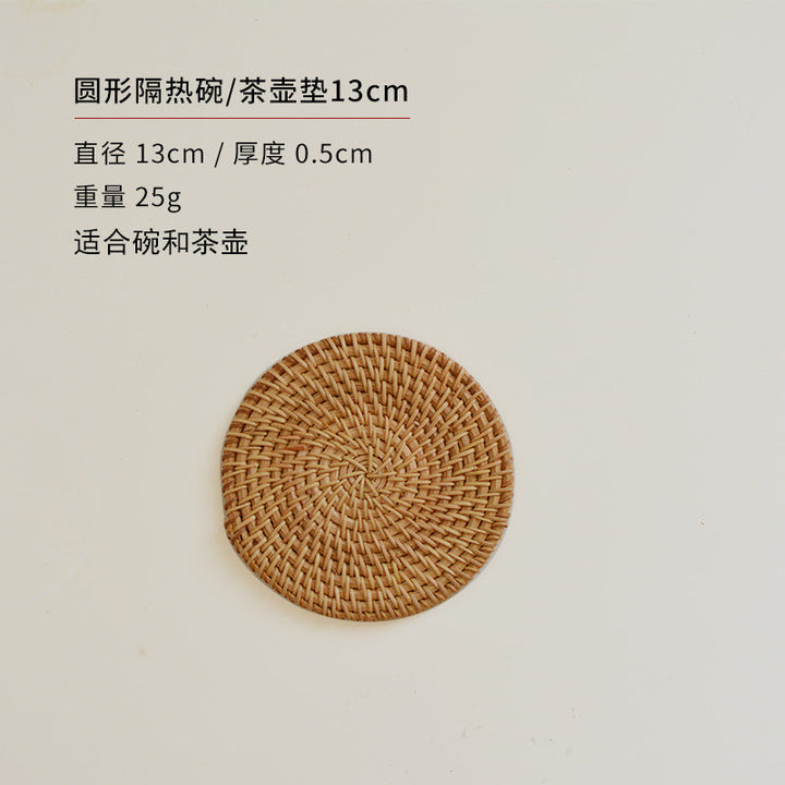 Ladies stylish handmade coaster from natural material Kalsten