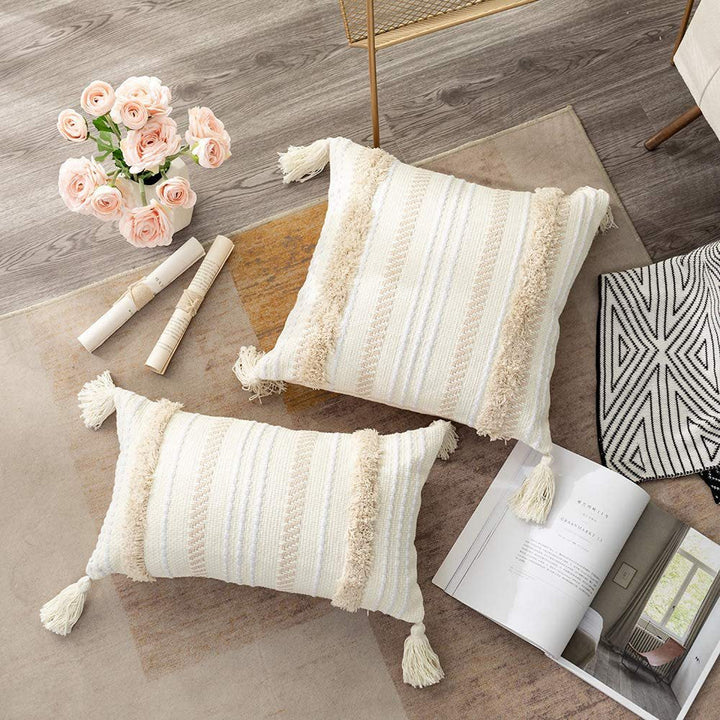 Women Structured Pillowcase with Tassels Kalsten
