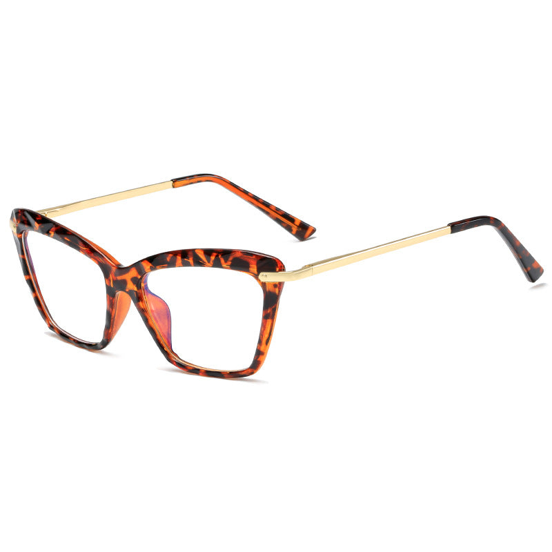 Women's fashionable oversized glasses with elegant metal frame Kalsten