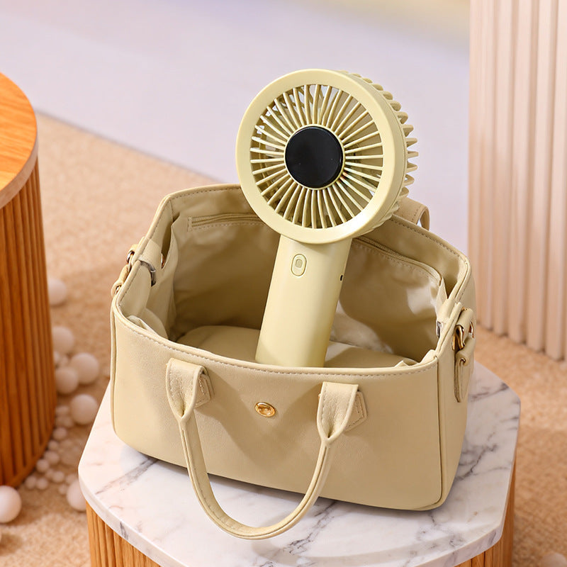 Women Portable Hand Fan with Temperature Regulating Display Kalsten