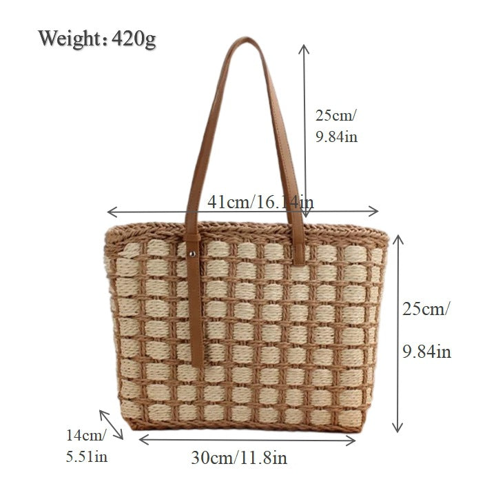 Handwoven basket bag Kalsten