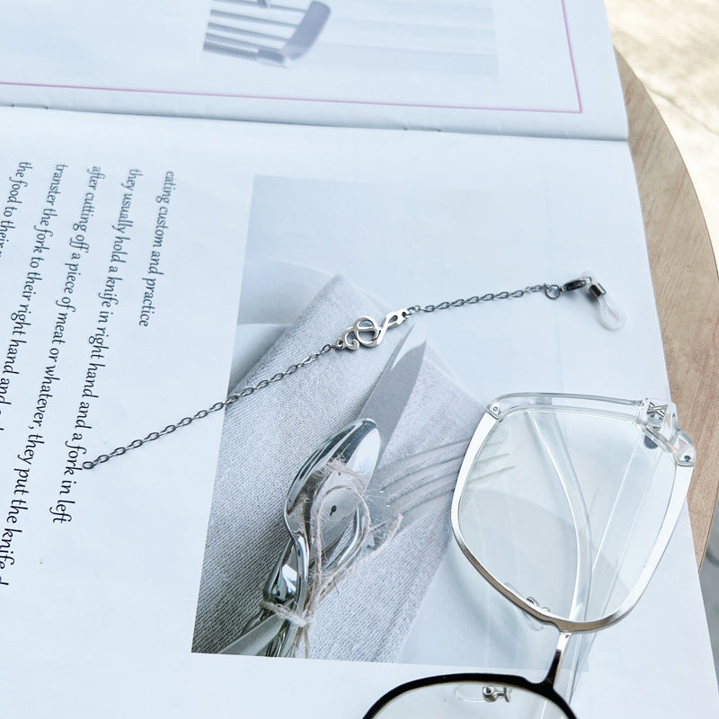 Artistic Silver Eyewear Chain Kalsten
