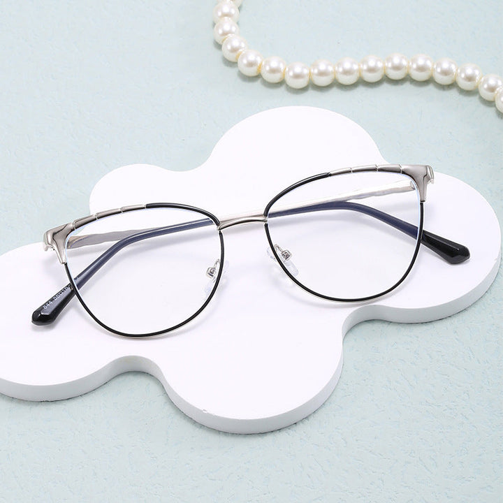 Ladies Cat-Eye Glasses with Fine Metal Accents Kalsten