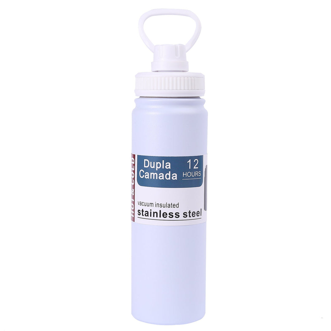 Ladies stainless steel vacuum water bottle with ergonomic handle Kalsten