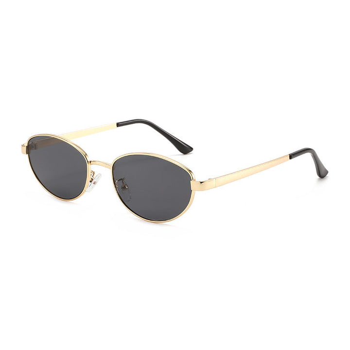 Women's fashionable sunglasses with narrow metal frame Kalsten