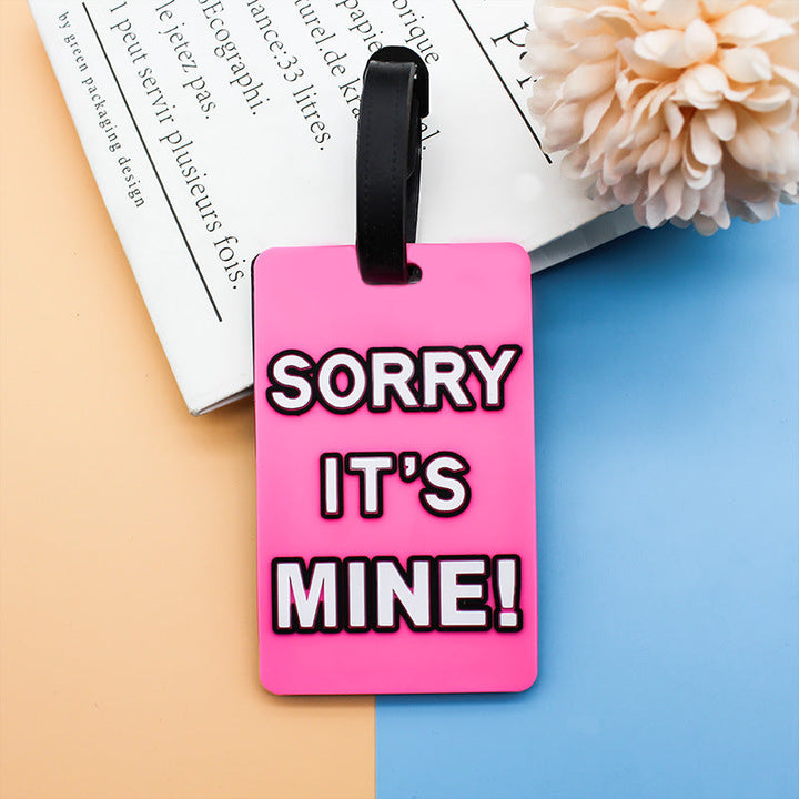 Unisex Luggage Tag with Humorous Saying Kalsten