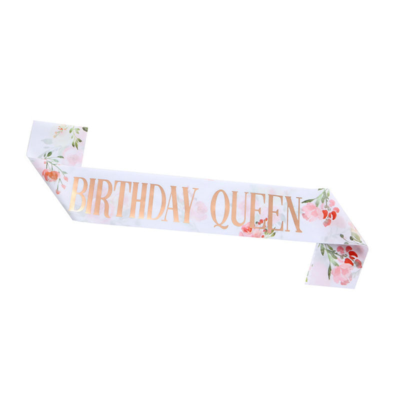 Women's Festive Crown with Elegant Sash Kalsten