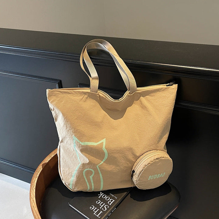 Tote bag with stylish cat design and generous storage space Kalsten