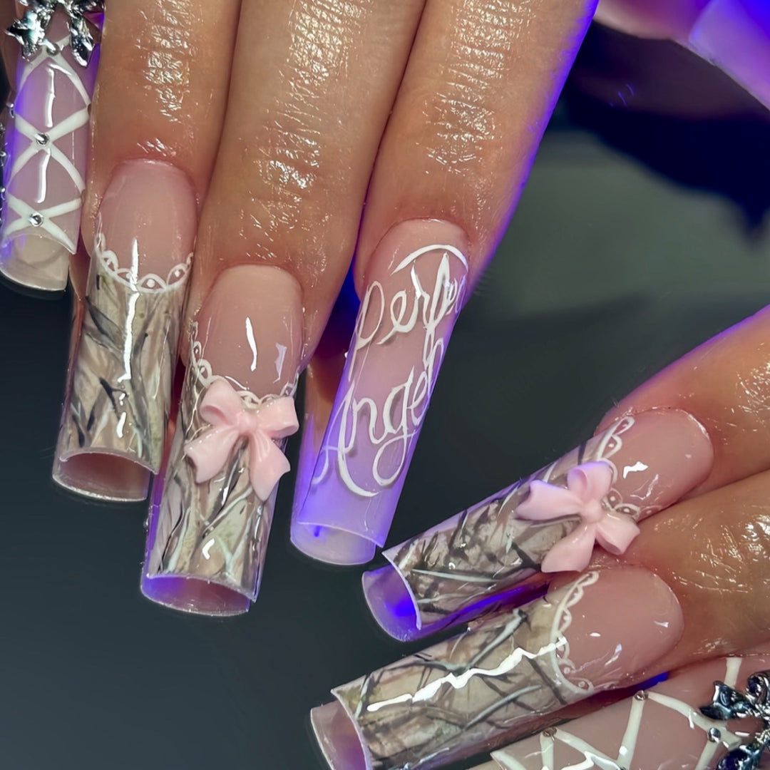 Elegant Decorative Press-On Nail Art Kalsten