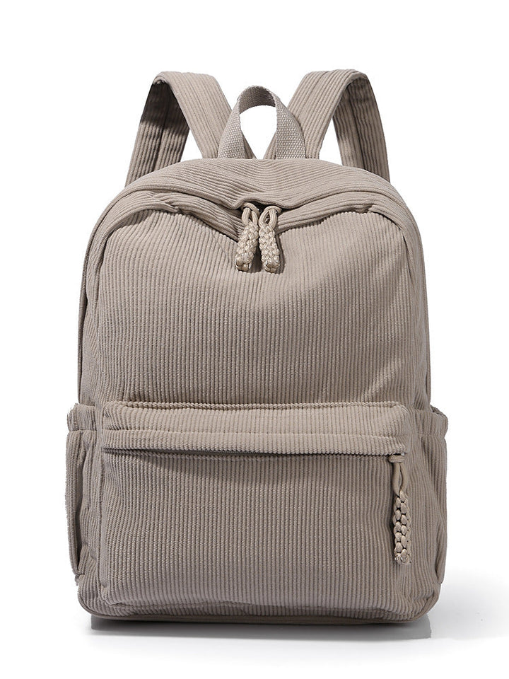 Casual Corduroy Backpack Kalsten