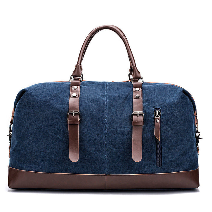 Spacious Travel Bag Made of Sturdy Canvas and Leather Kalsten