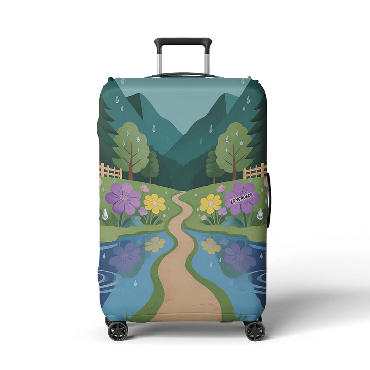 Women's suitcase cover with beach motif Kalsten