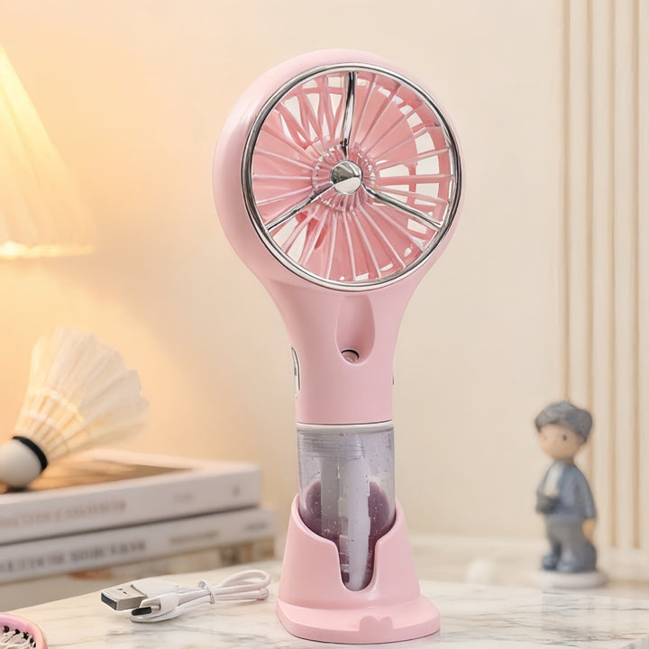 Ladies Portable Mini Fan with Water Mist Kalsten