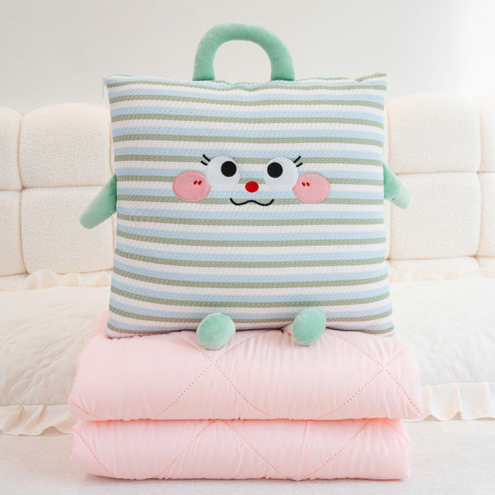 Cuddle pillow with lovable animal motif Kalsten