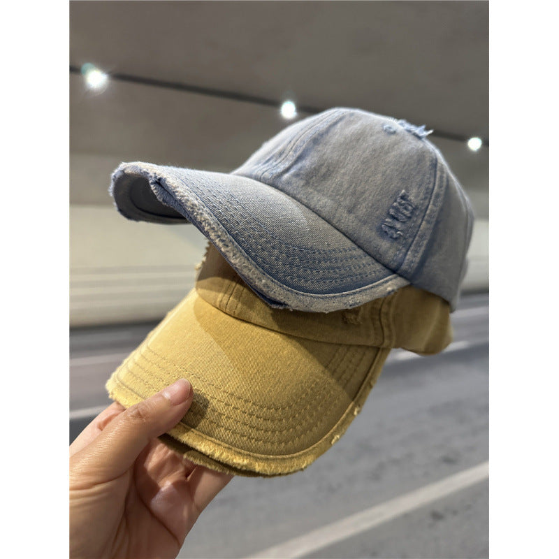 Women's Distressed Denim Baseball Cap Kalsten 1784084028
