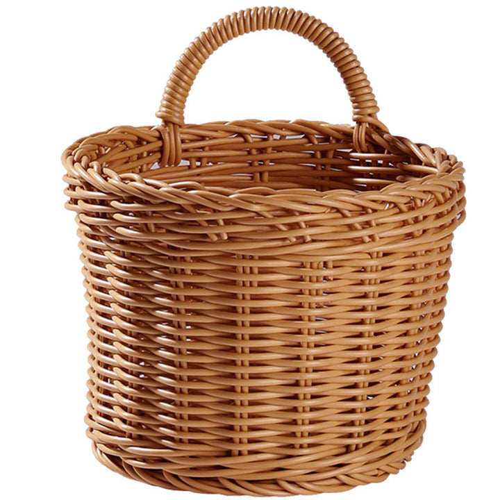 Unisex Braided Storage Basket with Sturdy Handle Kalsten