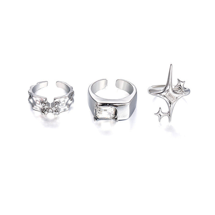 Trendier Open Ring with Zirconia Accent Kalsten