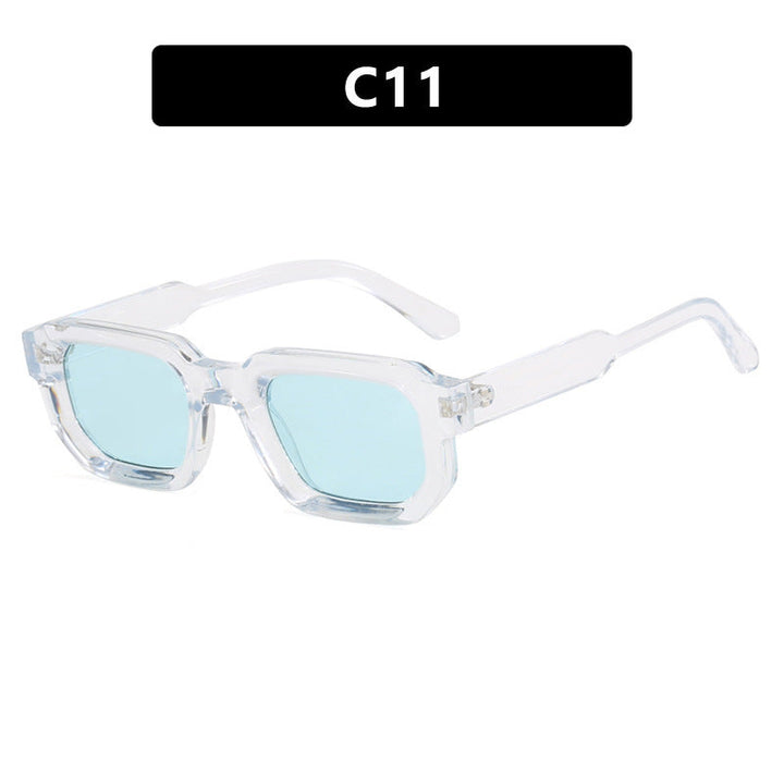 Women geometric sunglasses with fashionable high-gloss frame Kalsten