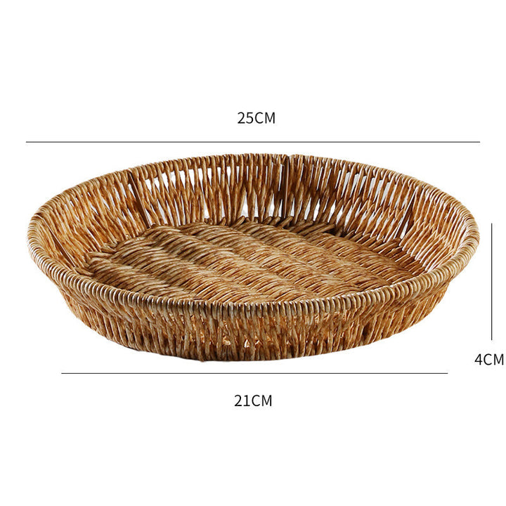 Unisex Rectangular Braided Basket with Ergonomic Design Kalsten