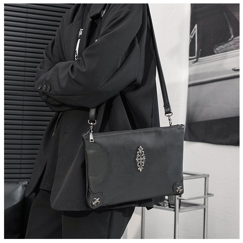 Elegant Clutch Made of High-Quality Faux Leather Kalsten